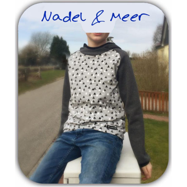 "Smart-Hoodie" Kapzenpulli Gr. 92-164 - auch mit Beamerdatei – Bild 8