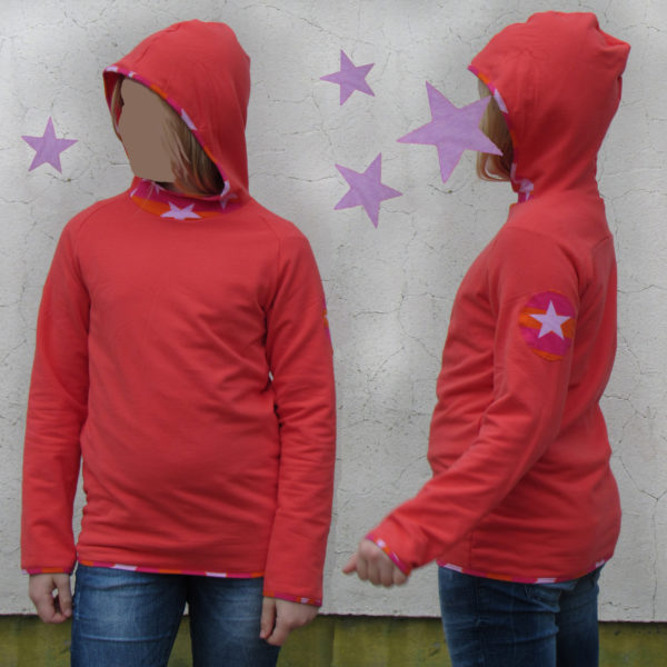 "Smart-Hoodie" Kapzenpulli Gr. 92-164 - auch mit Beamerdatei – Bild 17