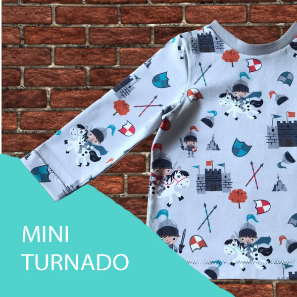 "Mini-Turnado" Wende-Shirt Gr. 74-92 – Bild 2